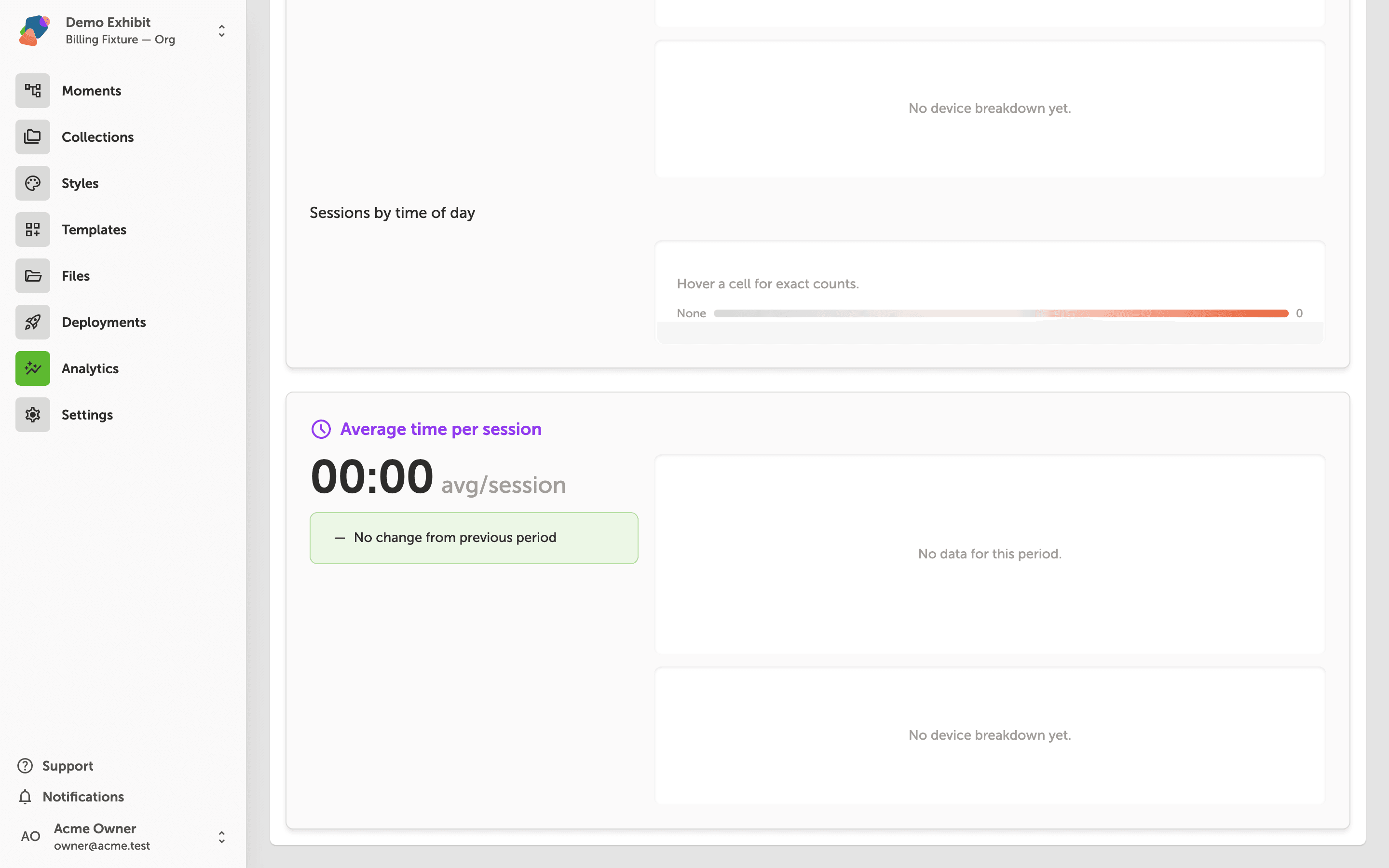 Using the Advanced Analytics Dashboard