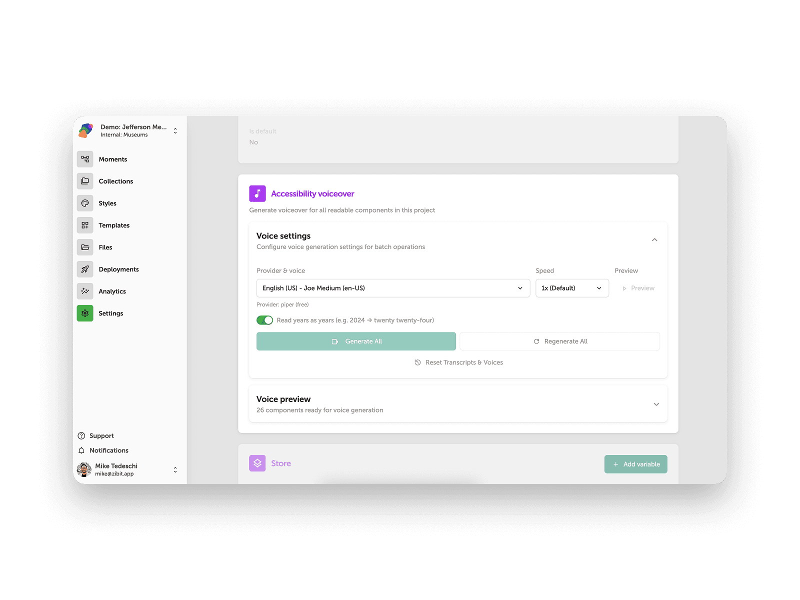 Accessibility built into every route feature illustration